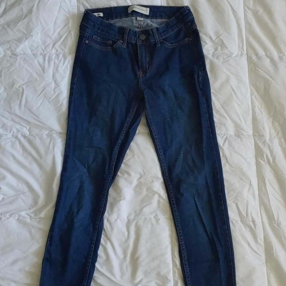 Calvin Klein blue jeans